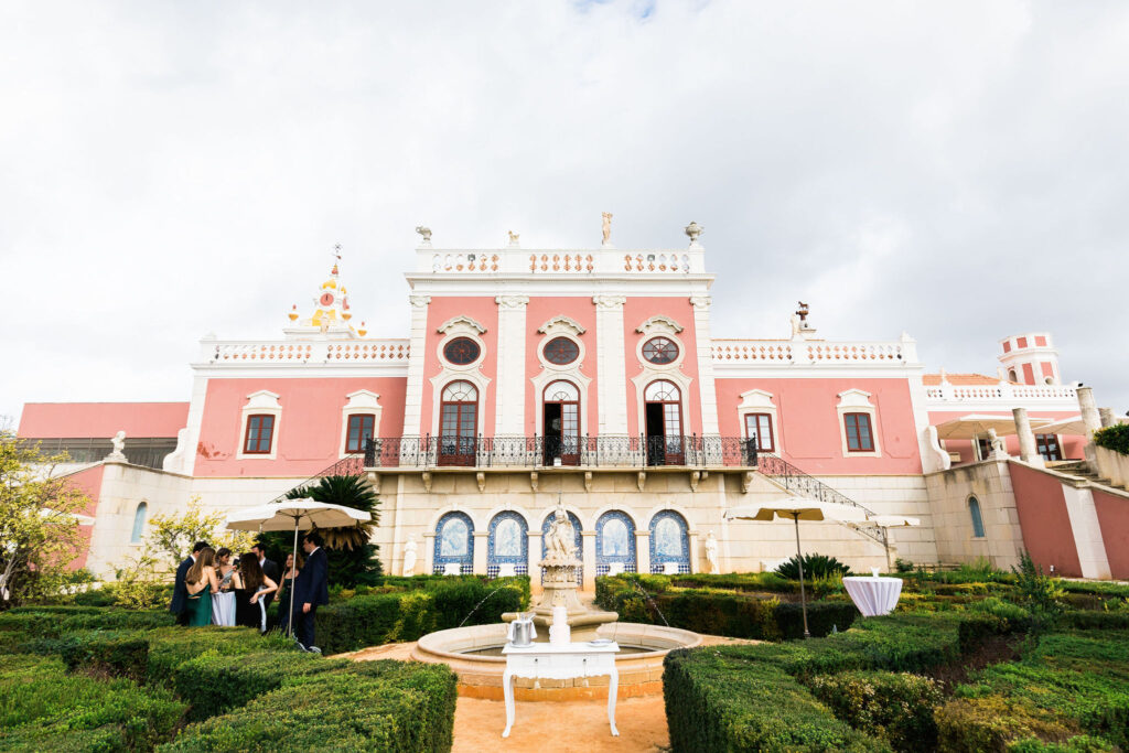 estoi palace portugal wedding